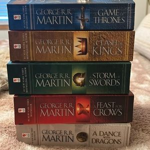 Game of Thrones complete series. Soft cover.